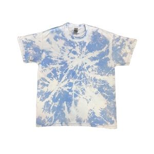 Blue Tie Dye Oversized T Shirt